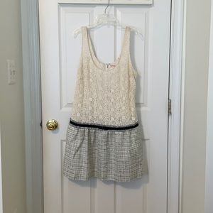 NWOT Rebecca Taylor lace and tweed dress sz 12